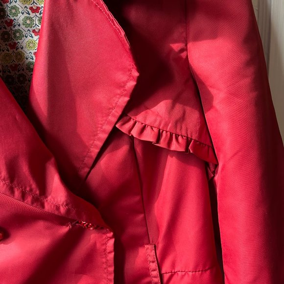 womens red Ambition windbreaker/raincoat size medium - Picture 2 of 6